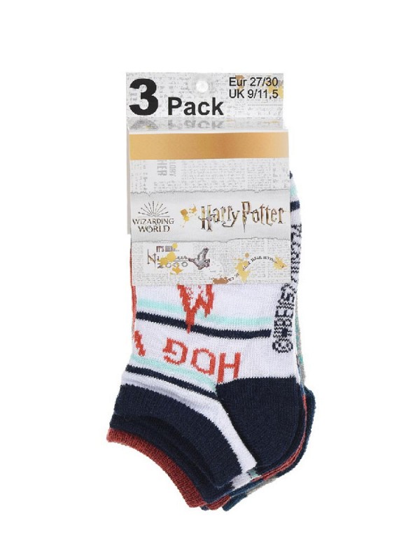 Harry Potter childrens no-show socks 23-34