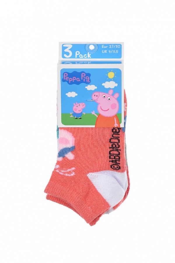 Peppa Pig childrens ankle socks 23-34