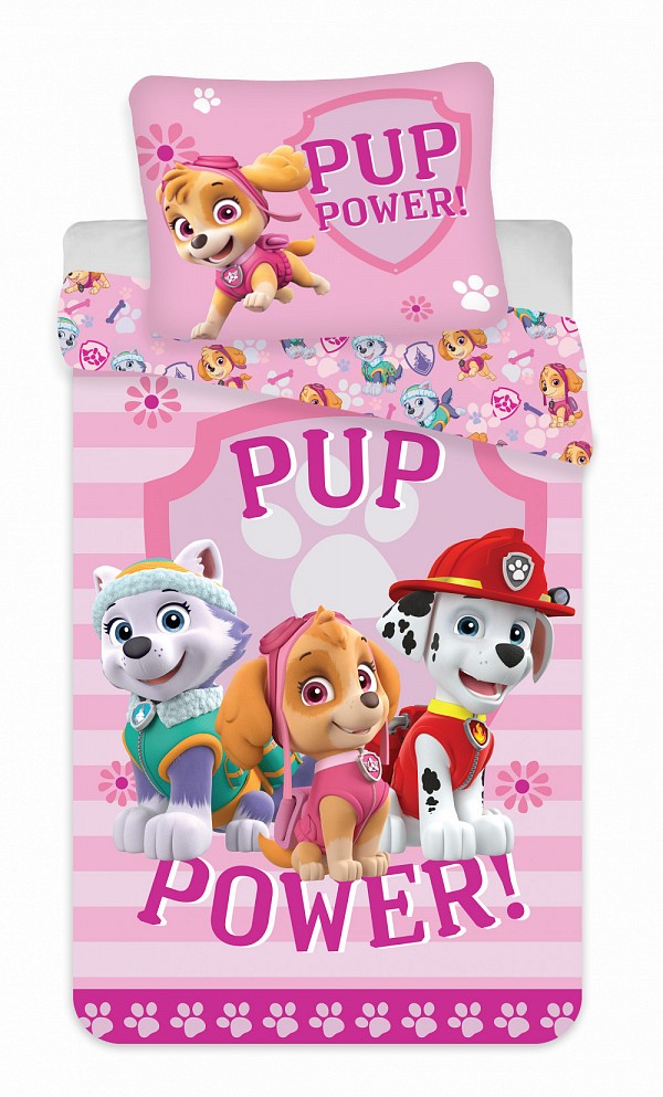 Paw Patrol bedding set 140×200cm, 70×90 cm microfibre