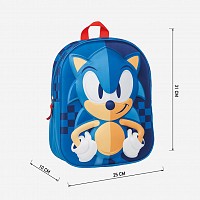Sonic the Hedgehog 3D backpack, bag 31 cm CEP2100005110