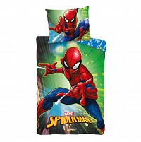 Spiderman City Lights childrens bedding cover 100×135 cm, 40×60 cm