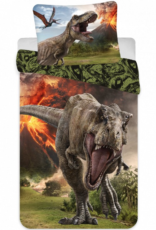 Jurassic World Volcano Bedding Set 140x200 cm, 70x90 cm