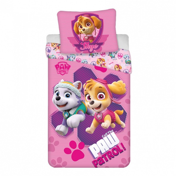 Paw Patrol Call childrens bedding cover 100×135cm, 40×60 cm