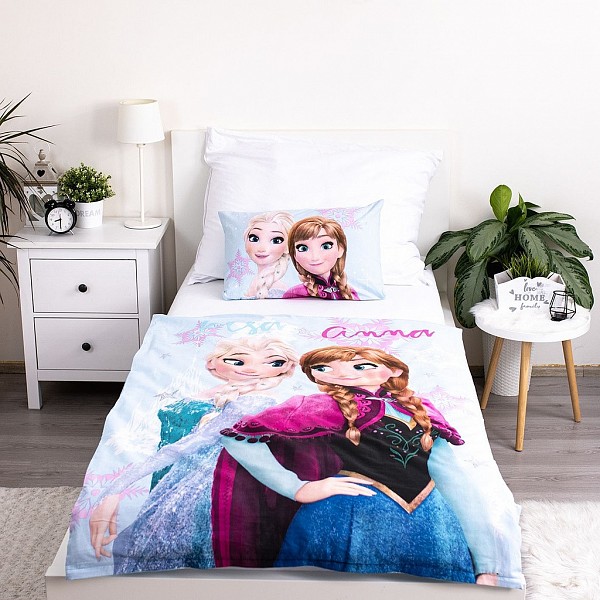 Disney Frozen Light Blue childrens bedding 100×135 cm, 40×60 cm