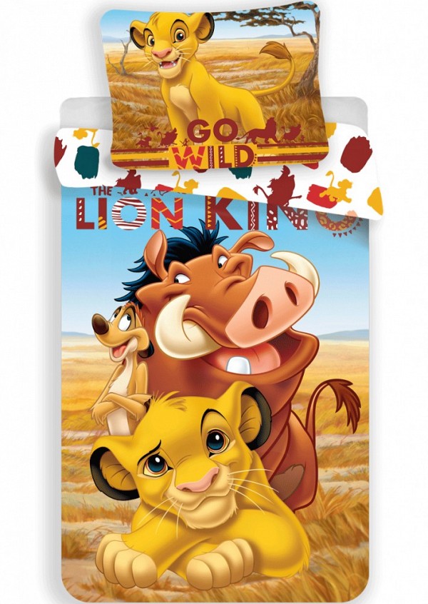 Disney The Lion King Pride Lands Trio childrens bedding set 100×135cm, 40×60 cm JFK026601