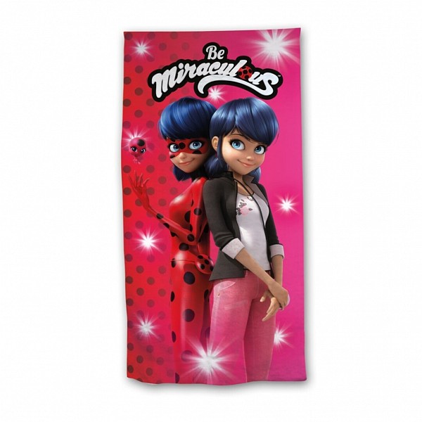 Miraculous Ladybug Secret Identity bath towel, beach towel 70x140cm (Fast Dry)