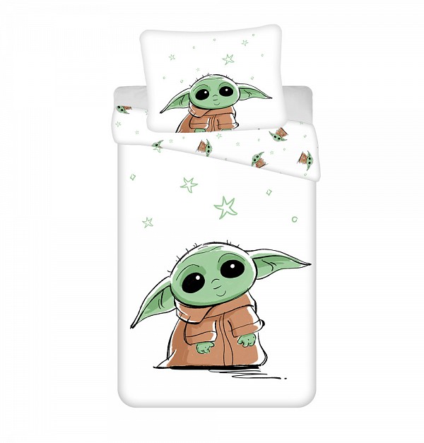 Star Wars Baby Yoda bedding set 140x200 cm, 70x90 cm