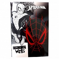 Spiderman World of Webs B/5 lined notebook 40 sheets