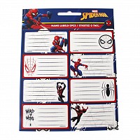 Spiderman World of Webs notebook label 16 pcs