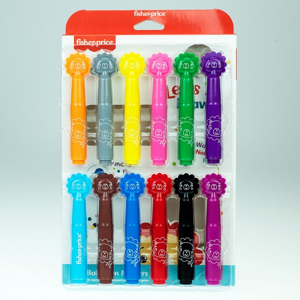 Fisher-Price Lets Draw washable markers 12 pieces