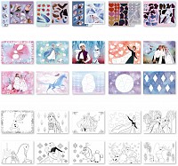 Disney Frozen Destiny puzzle sticker and coloring set CCG681576