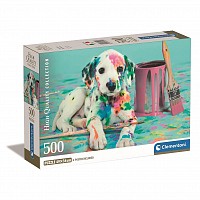 Dog Dalmatian 500 piece puzzle Clementoni  CMC35545