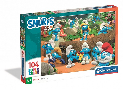 Smurfs Forest 104-piece Clementoni puzzle CMC25037