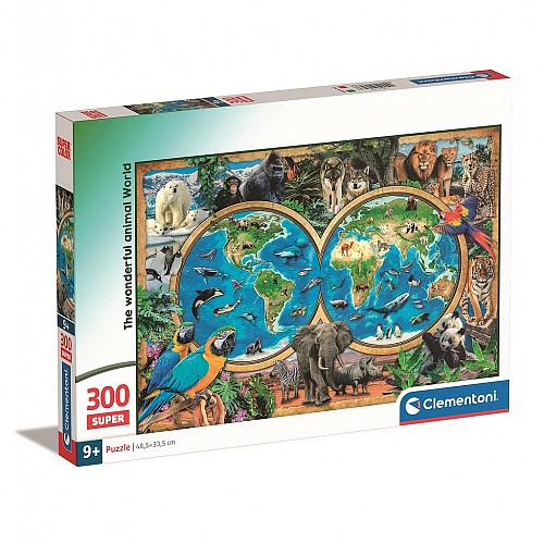 Animals Wonderful World Animal Kingdom 300 pieces puzzle Clementoni CMC21723
