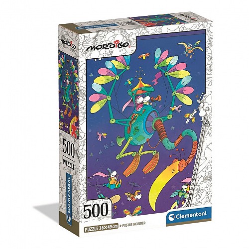 Colour Mordillo 500-piece Compact puzzle Clementoni  CMC35594