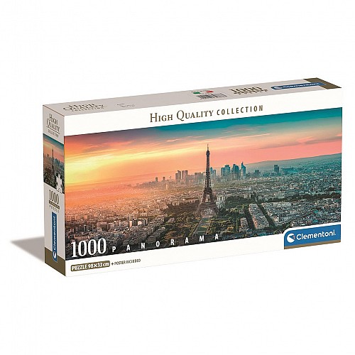 Cities View  Paris 1000-piece panorama Compact puzzle Clementoni  CMC39868