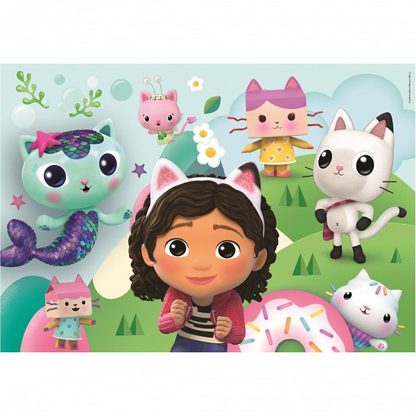 Gabbys Dollhouse Meadow 2x60 pieces puzzle Clementoni