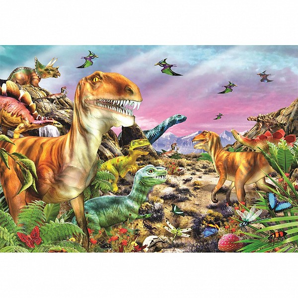 Dinosaur Land 104-piece Clementoni puzzle  CMC25779