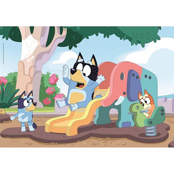 Bluey Playground 104 db-os puzzle Clementoni CMC27171