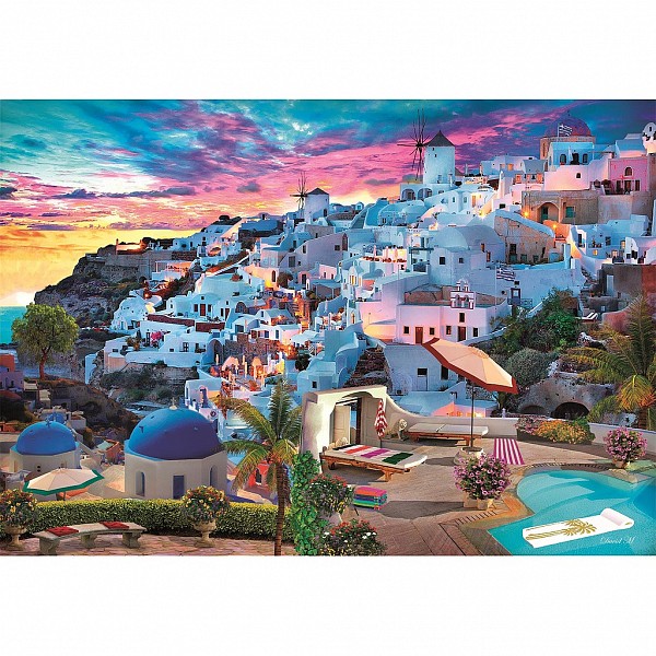 Cities View Greece 500 pieces Jigsaw Puzzle Clementoni CMC35540