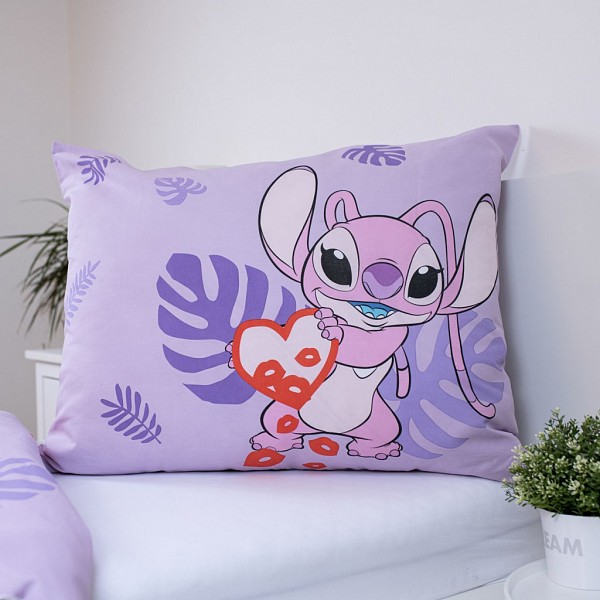 Disney Lilo and Stitch Kiss bedding cover 140×200cm, 70×90 cm