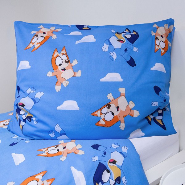 Bluey Happy Family bedding set 140×200cm, 70x90 cm