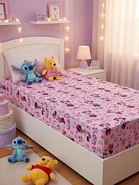 Disney Minnie  XoXo fitted sheet 90x200 cm