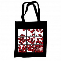 Hello Kitty Bows canvas bag, shopping bag 44 cm
