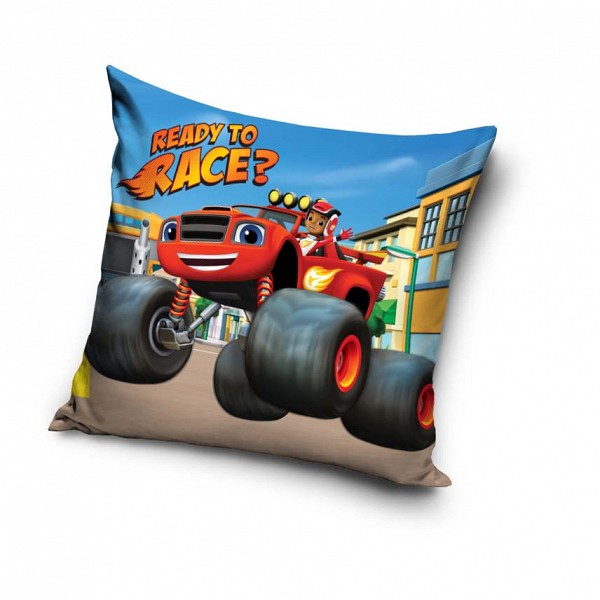 Blaze Ready to Race velvet cushion cover 40x40 cm