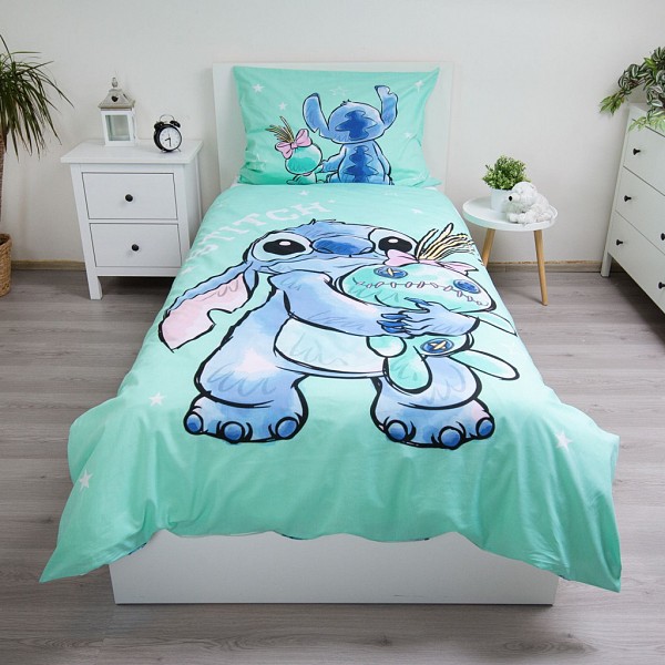 Disney Lilo and Stitch Buddies bedding cover 140×200cm, 70×90 cm