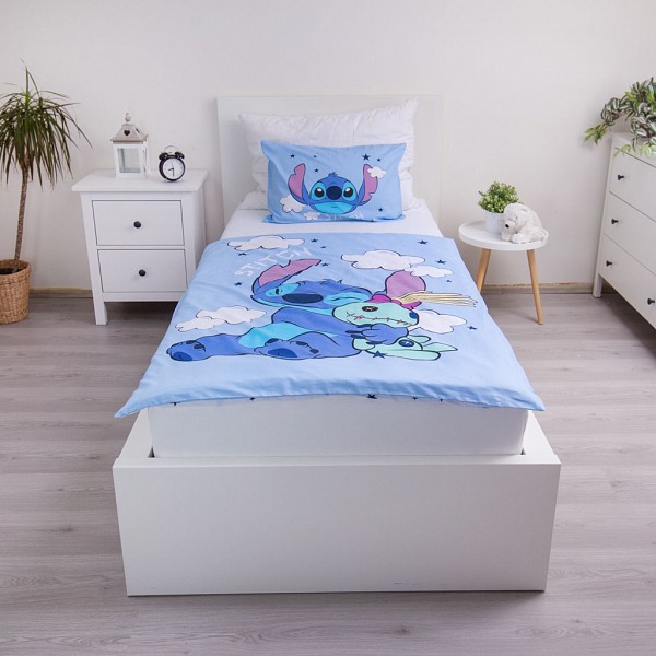 Disney Lilo and Stitch Clouds Childrens bedding set 100×135 cm, 40×60 cm