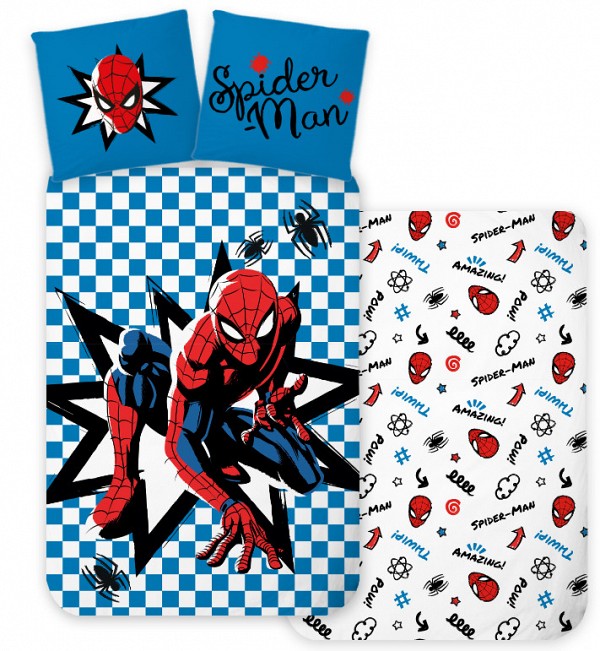 Spiderman Amazing  childrens duvet cover 100×135 cm, 40×60 cm