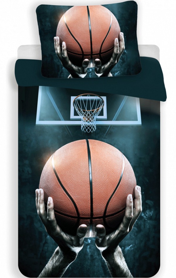 Basketball Basketball, bedding set 140×200cm, 70×90 cm