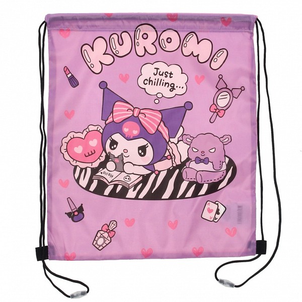 Hello Kitty Kuromi sports bag, gym bag 40 cm